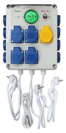 GSE Timer Box IV 12sockets + heating SD42-230EU