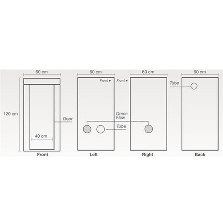 HOMEbox® Ambient Q60+ - 60x60x160cm