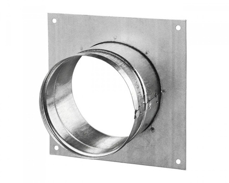 Wall flange square Ø100mm