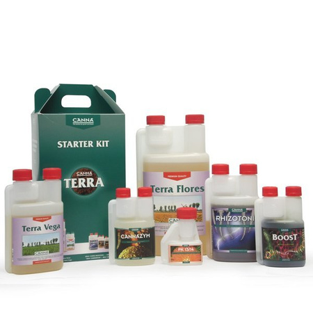 Ravinnepaketti Canna Terra Starterkit - Multa