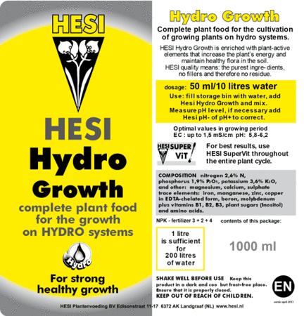 Hesi Hydro Growth 1L